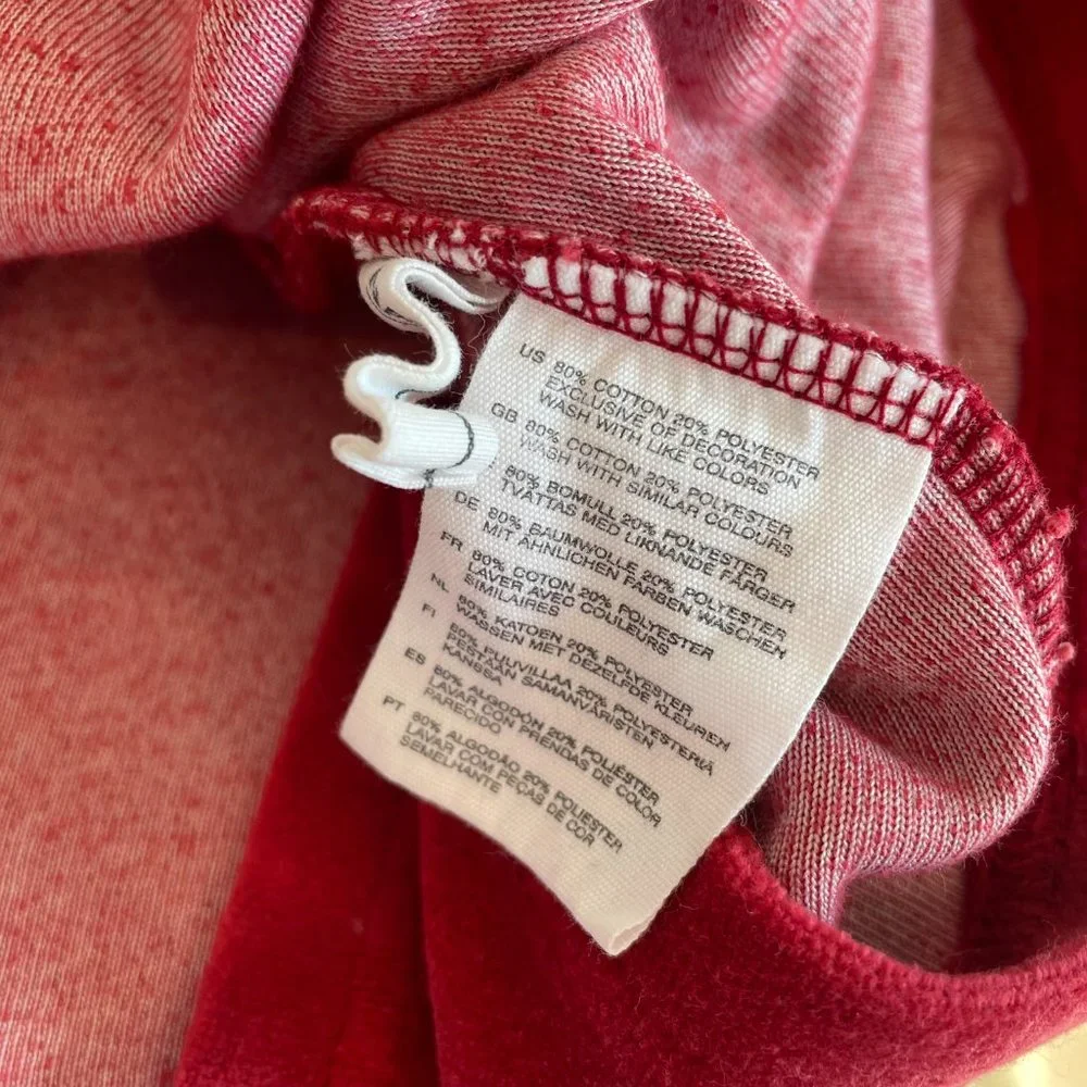 H&M Girls Long Sleeve Slip On Dress of Brick Red Velvet Size 3-4Y